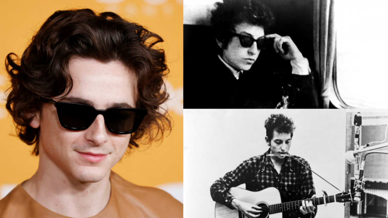 Premières Images De Timothée Chalamet En Bob Dylan Sur Le Tournage Du ...